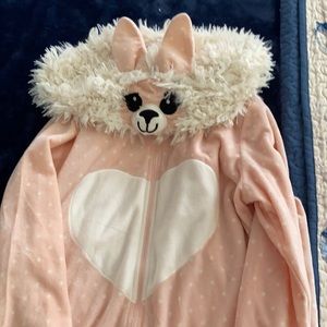 Llama onesie pajamas.